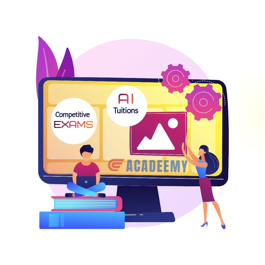 Students learning online